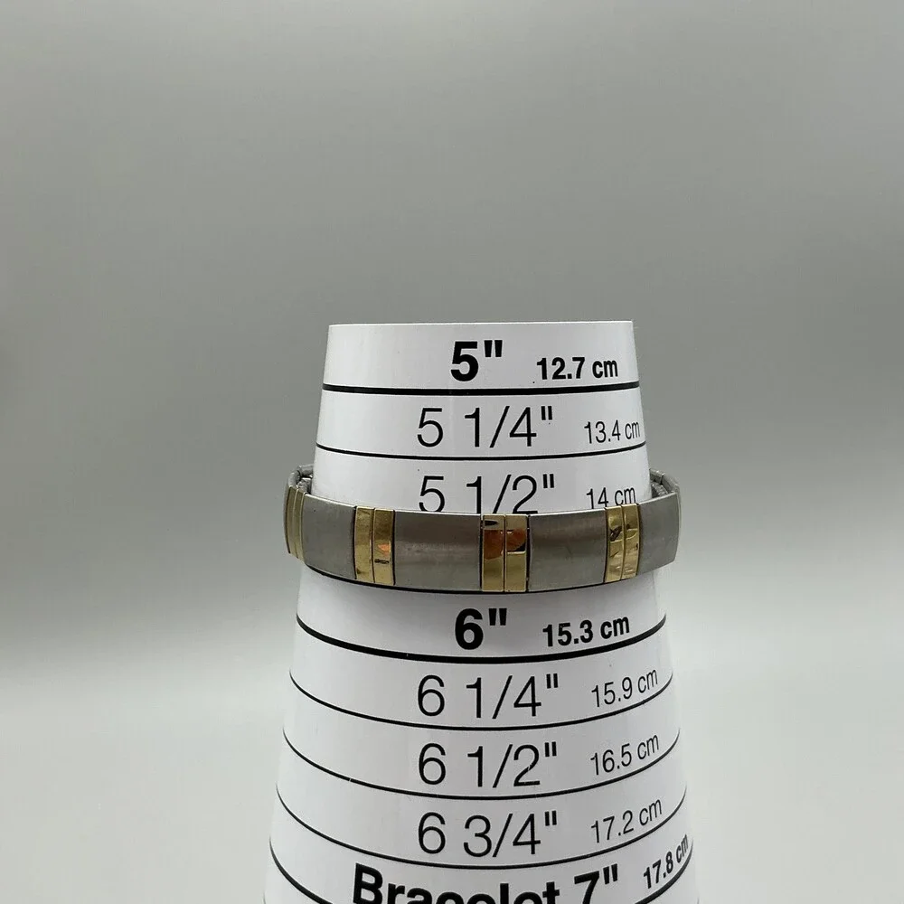 Timex Cavatina T2M443 Womens Watch 18mm Two Tone Bracelet New Battery